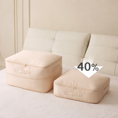 Sacche organizzatrici a compressione automatica per piumoni, vestiti e coperte, impermeabili e resistenti all’umidità (54×42×30 cm)