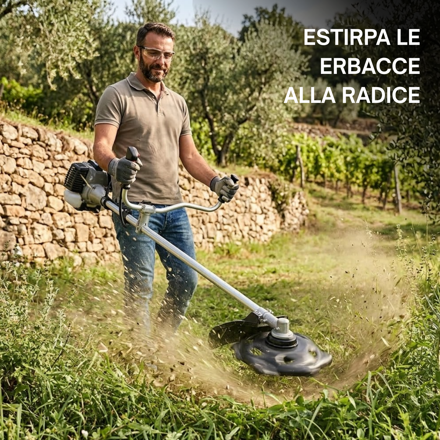 Disco Artiglio in Acciaio al Manganese — Estirpa le Erbacce alla Radice