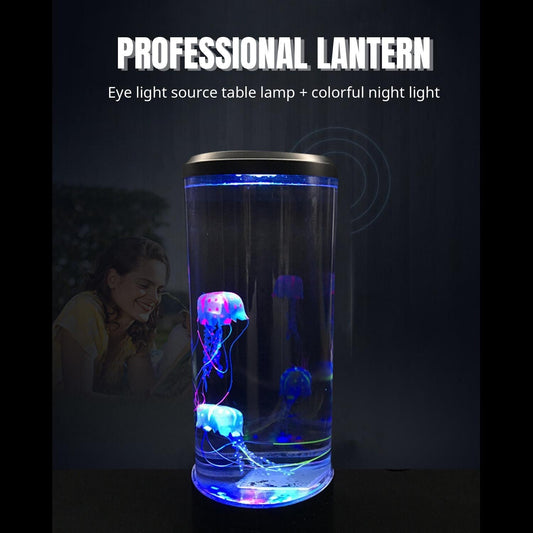 LED Jellyfish Lamp, Electric Jellyfish Table Lamp, Various Light Color Changing Effect.