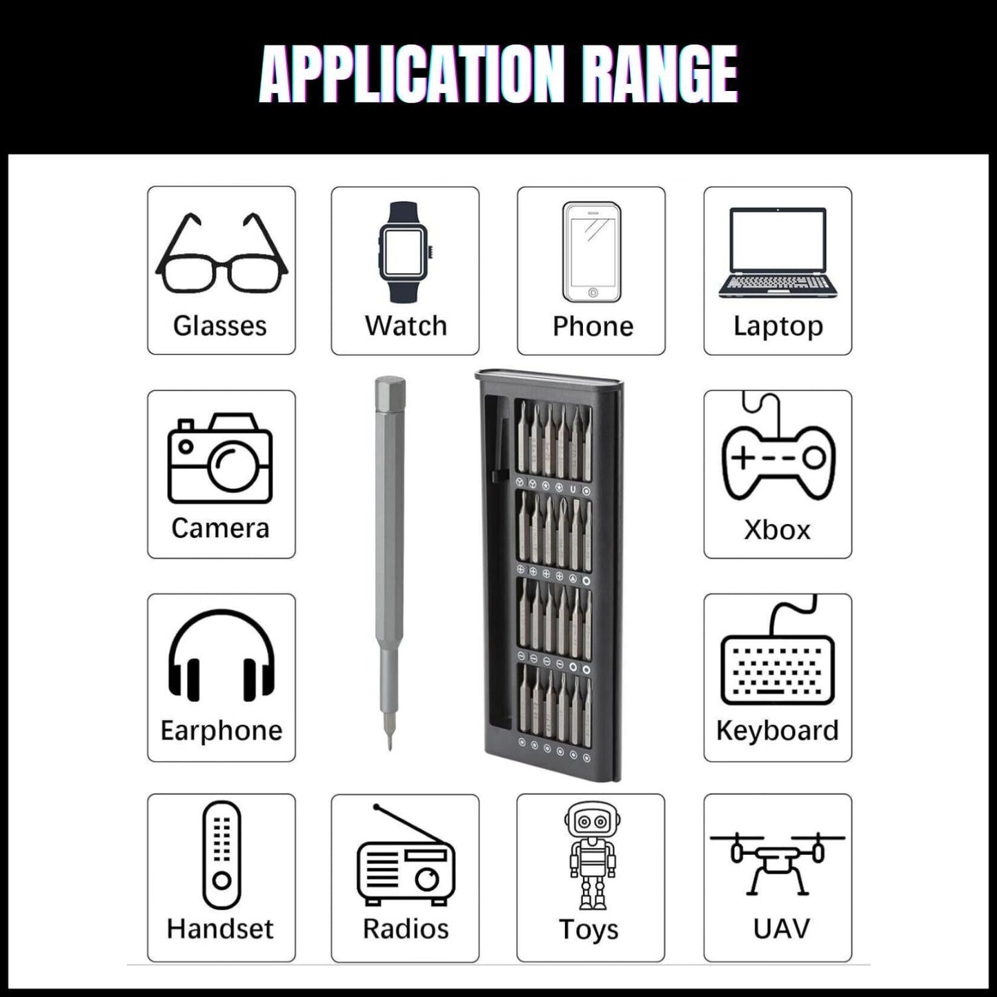 Magnetic Precision Screwdriver Set, 25 In 1 With 24 Piece Mini Pocket Screwdriver Set, Small Repair Kit For Mobile, Laptop, Watch Repairing Kit.