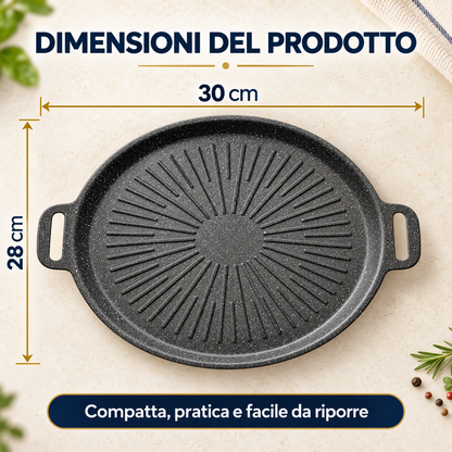 Padella Grill Universale Per Fornelli A Gas, Piani A Induzione E Fiamma Libera