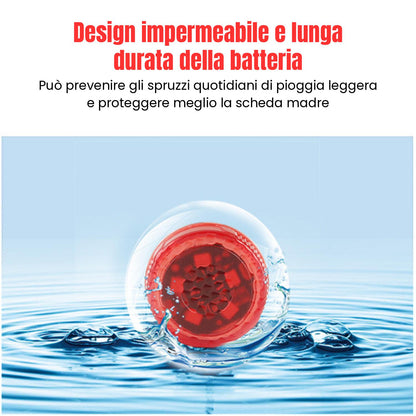 Luce Di Avvertimento Di Sicurezza A LED Per La Prevenzione Delle Collisioni Per L'apertura Della Porta Dell'auto, Luce Del Sensore Lampeggiante Con Sensore Magnetico Per L'assistenza Al Parcheggio