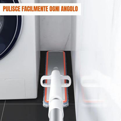 Mop Autoavvolgente A 360° Con Testa Grande In Lega Di Alluminio 45x13 cm - Versione Aggiornata