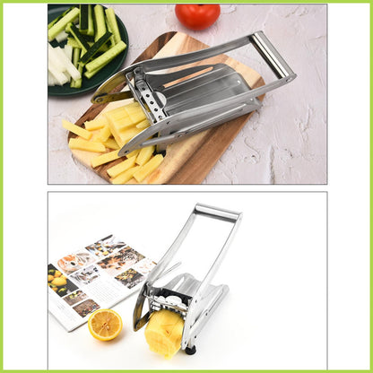 Cucina Patata Chipper Patatine Fritte Cutter Affettatrice Dicer Vegetable Fruit Chopper Con Lama In Acciaio Inox