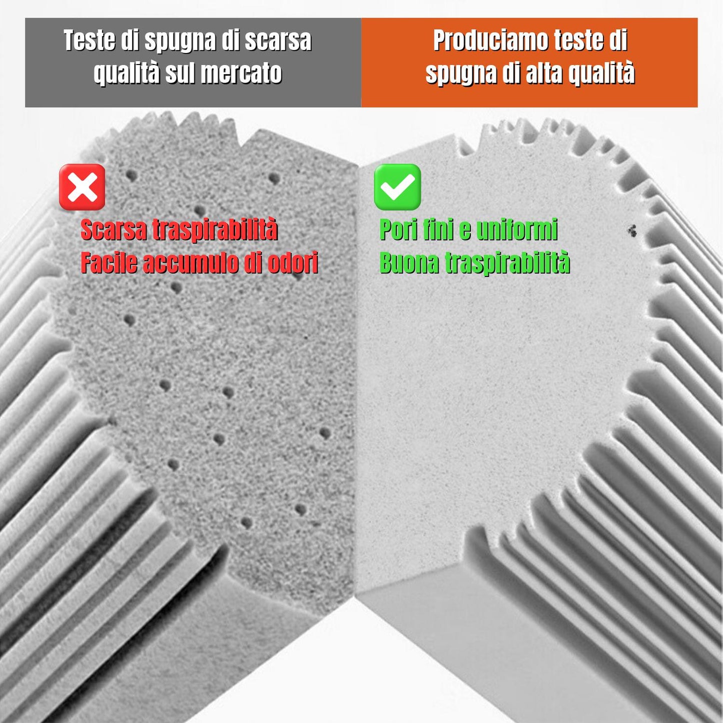 Bagno Strumento Di Pulizia Domestica Piegato Estrusione Disidratazione Retrattile Spugna Schiuma Mop