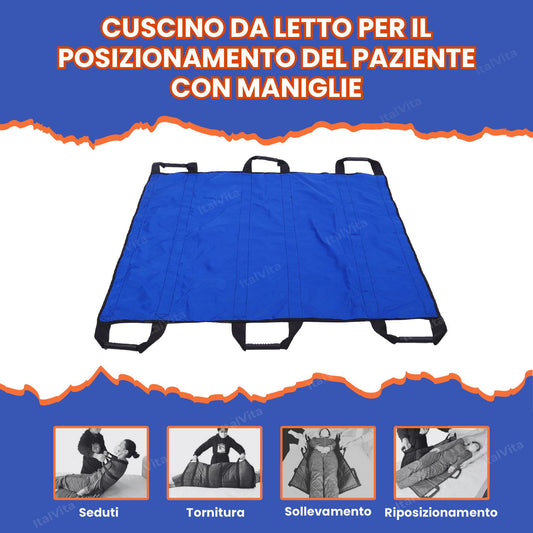 Tavola Di Trasferimento Per Pazienti Con 6 Maniglie Rinforzate,  Cuscinetto Medico Multiuso Per Letti, Anziani.