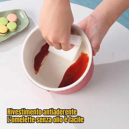 Pentola Portatile con Supporto per Telefono - Mini Pentola Elettrica per Cucinare Riso (1,2L) per Noodles, Zuppa, Pentola Calda e Frittura.