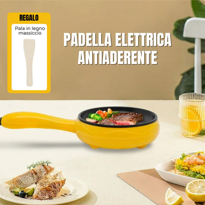 Padella Elettrica Antiaderente, Padella Elettrica Della Frittata Dell'uovo, Mini Padella Gialla