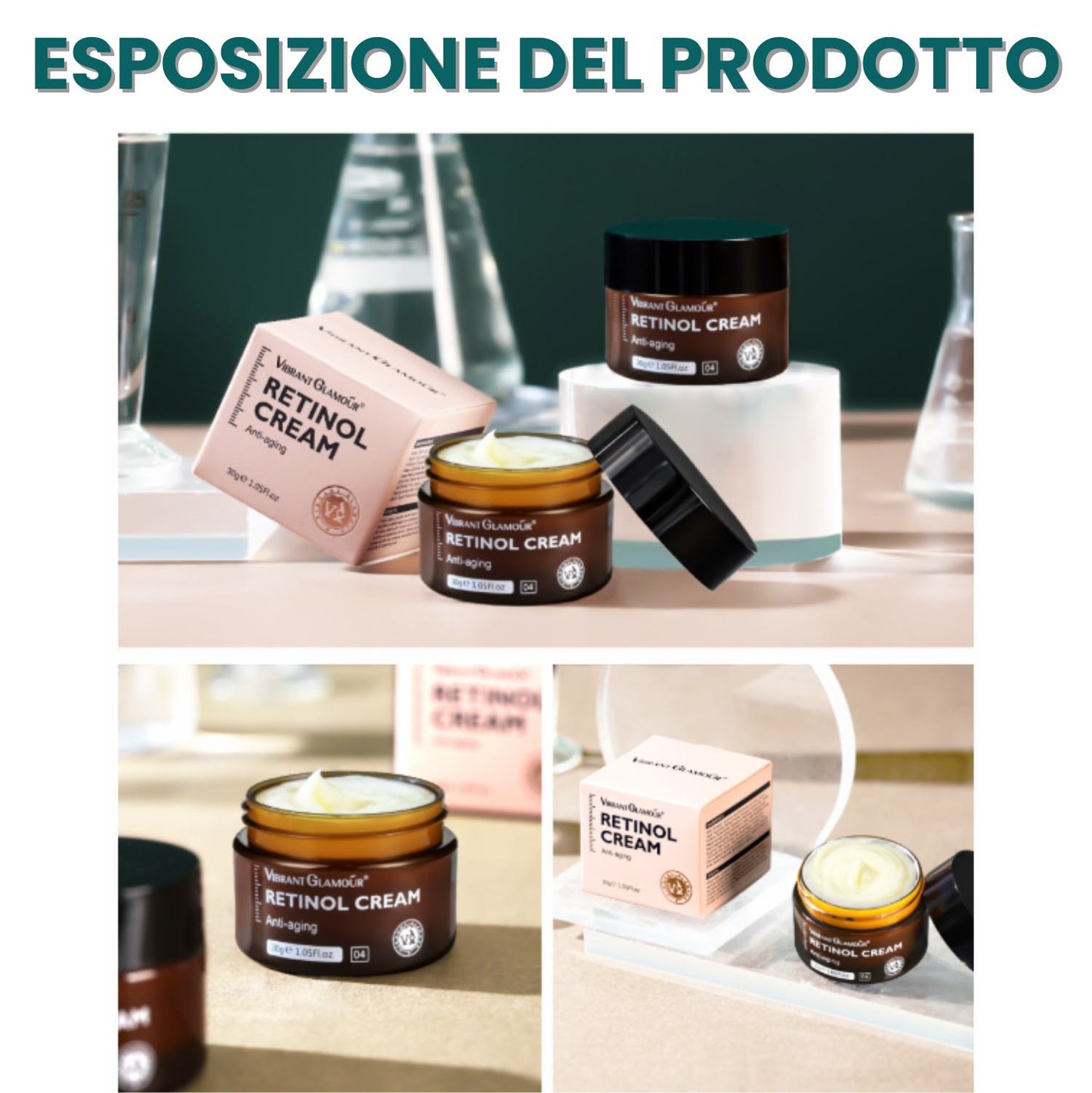 Set Di Filtri Solari Anti-età Crema Al Retinolo Sbiancante ✨