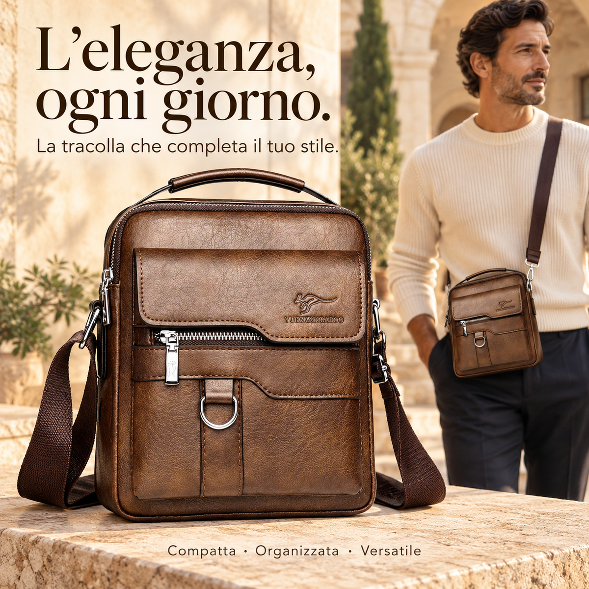 Borsa a Tracolla in Pelle Premium – Eleganza Senza Tempo