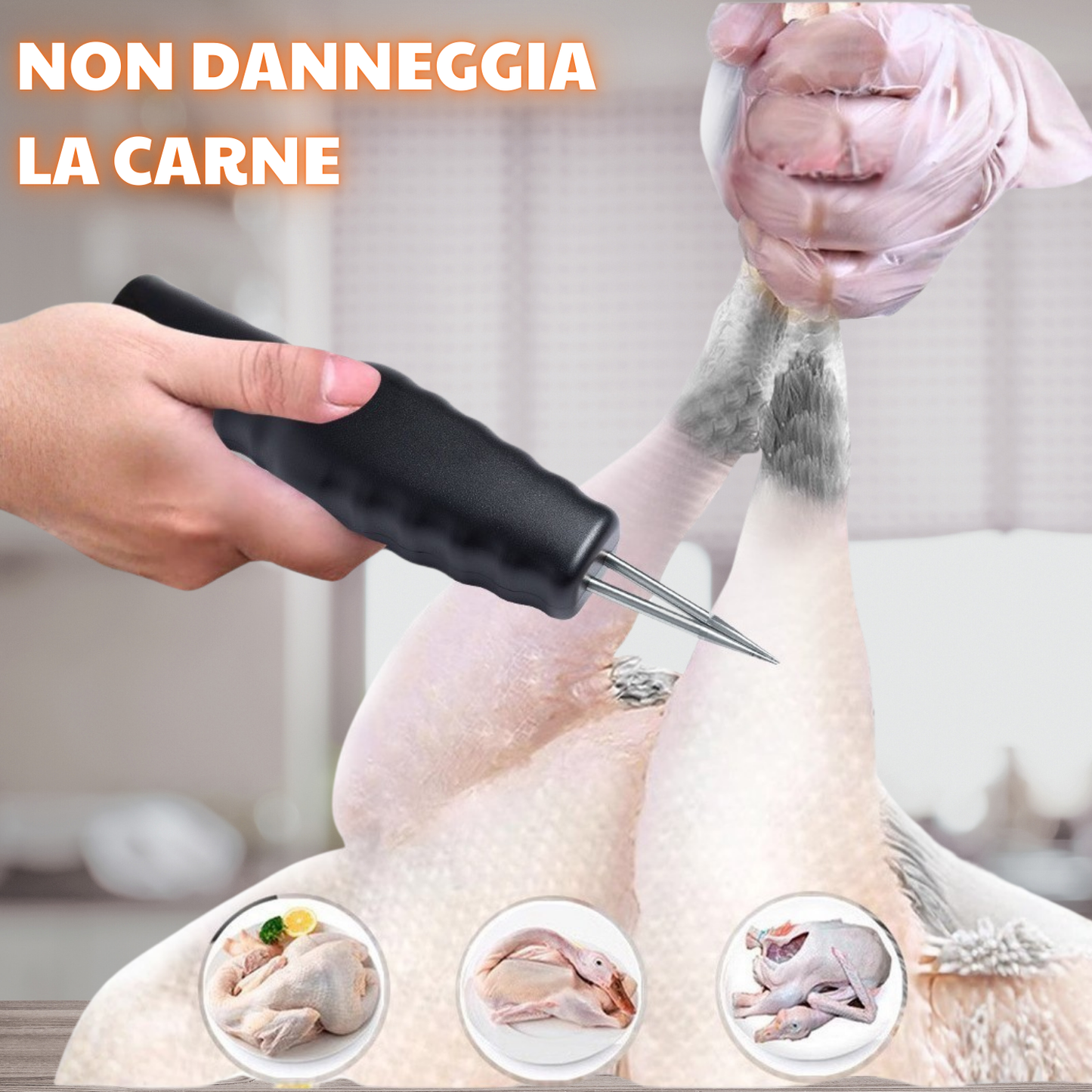 Spennapolli Portatile e Manuale