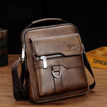 Borsa a Tracolla in Pelle Vintage di Alta Qualità – Adatto sia per uomo che per donna