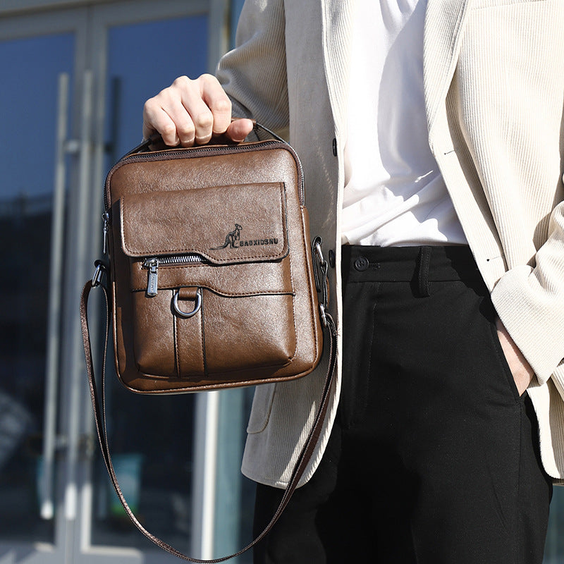 Borsa a Tracolla in Pelle Vintage di Alta Qualità – Adatto sia per uomo che per donna