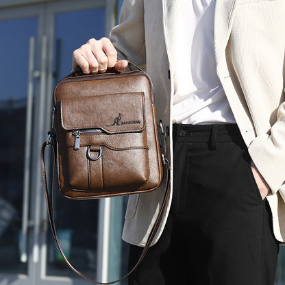 Borsa a Tracolla in Pelle Vintage di Alta Qualità – Adatto sia per uomo che per donna