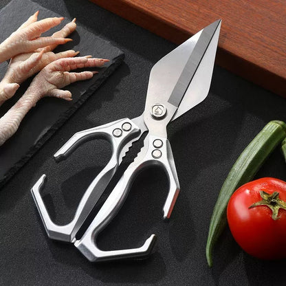 Forbici grandi con lama a forma di diamante, realizzate in acciaio inox massiccio importato dalla Germania