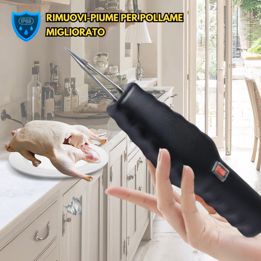 Spelatrice per pollame portatile – rimuove tutte le piume in pochi minuti