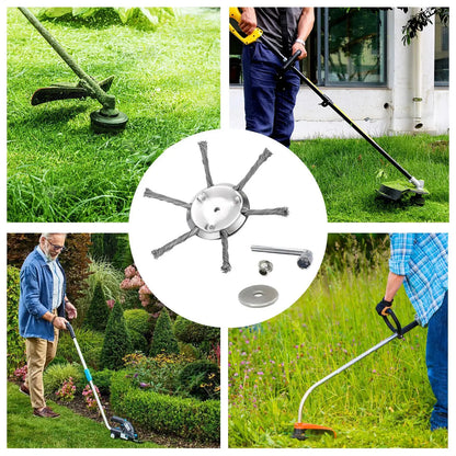 [🎁 70% DI SCONTO SOLO OGGI] La testa del tagliaerba ha 6 rami intrecciati con filo d'acciaio resistente