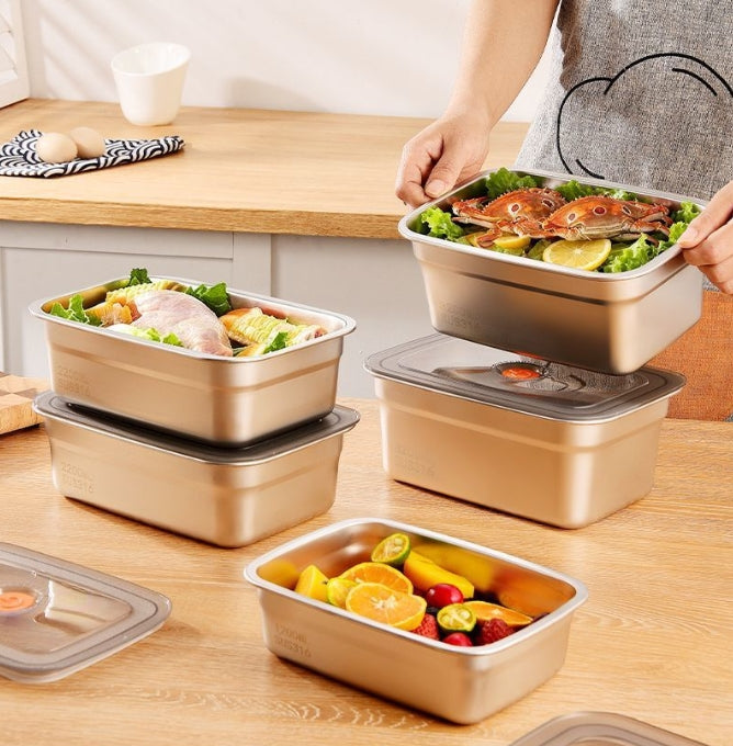 Contenitore in acciaio inox 316 sottovuoto – Freschezza duratura, antibatterico e sicuro