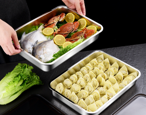 [🎁 Set 6+3 Gratis] Contenitore Ermetico Multifunzionale in Acciaio Inox 316 (22 x 15 x 6cm)
