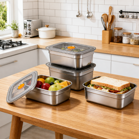Contenitore per alimenti in acciaio 316 + sottovuoto – Freschezza garantita al 100%