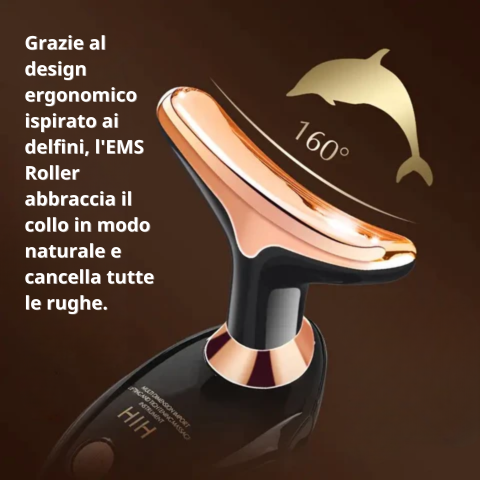 Dispositivo di massaggio facciale antirughe essence push