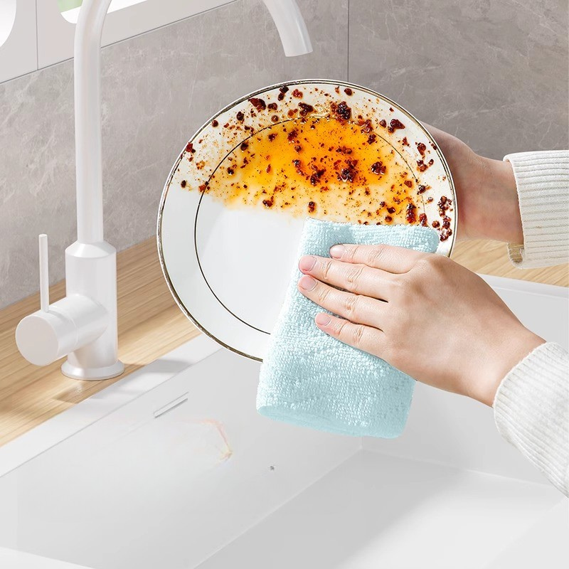 Asciugamani In Microfibra Strappabili – Rotolo Spesso A Doppio Uso Per Una Pulizia Facile