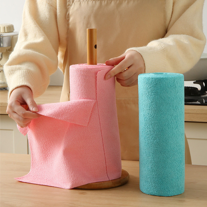 Asciugamani In Microfibra Strappabili – Rotolo Spesso A Doppio Uso Per Una Pulizia Facile