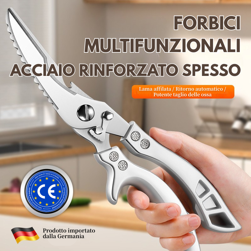 Forbici Professionali Multifunzionali in Acciaio Inossidabile di Alta Qualità con Blocco di Sicurezza – Forbici Professionali per il Taglio delle Ossa