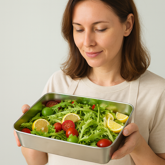 Contenitore per Alimenti in Acciaio Inox 304 – Freschezza Prolungata e Massima Sicurezza