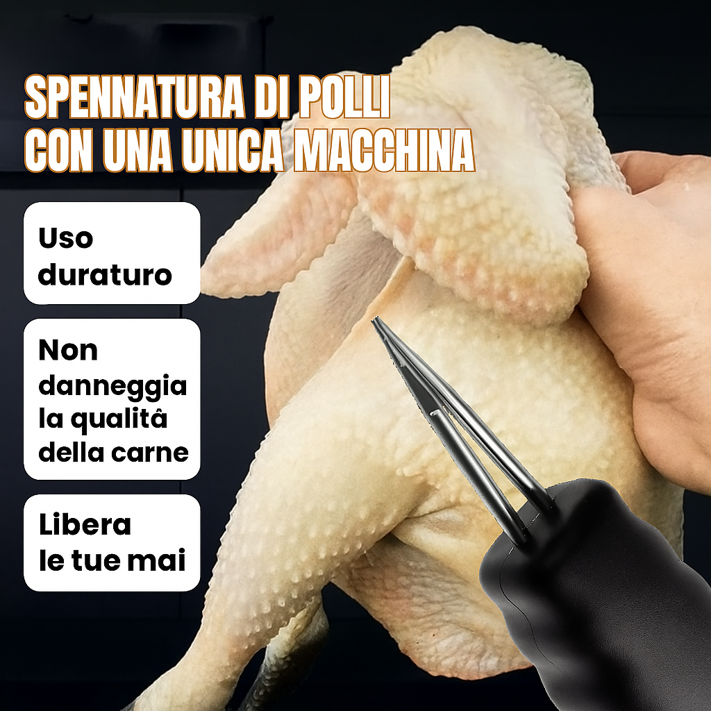 Spiumatrice Portatile E Manuale Per Pollame