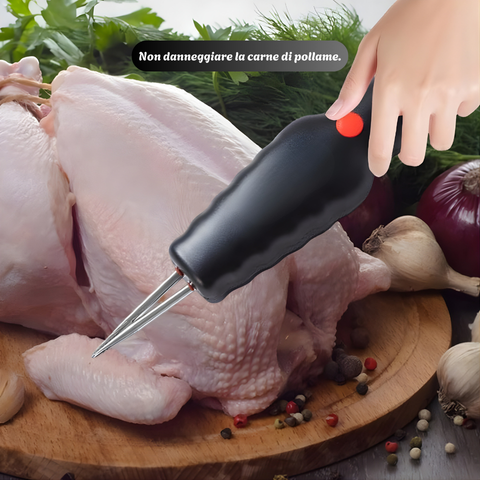 Spelatrice per pollame portatile – rimuove tutte le piume in pochi minuti