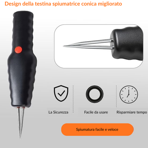 Spelatrice per pollame portatile – rimuove tutte le piume in pochi minuti