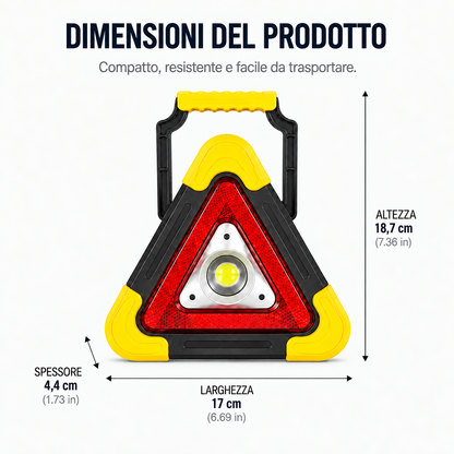 🚨 Triangolo di Emergenza LED per Auto – Super Offerta + Spedizione Gratuita