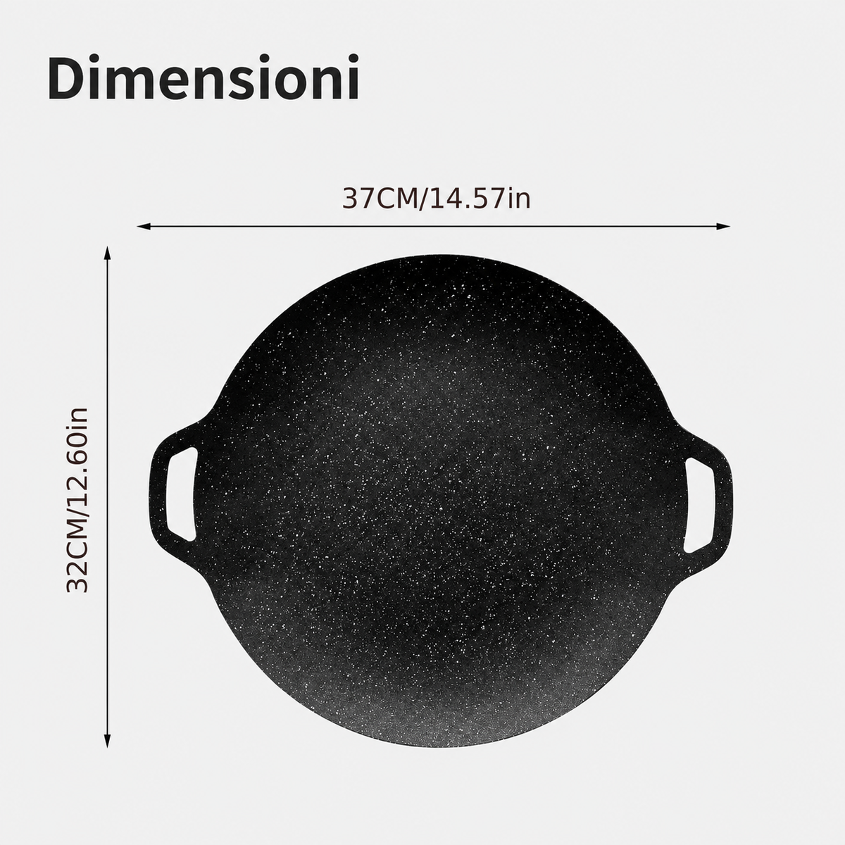 Padella antiaderente multiuso a 6 strati, compatibile con fornelli a gas, a induzione, elettrici e in vetroceramica