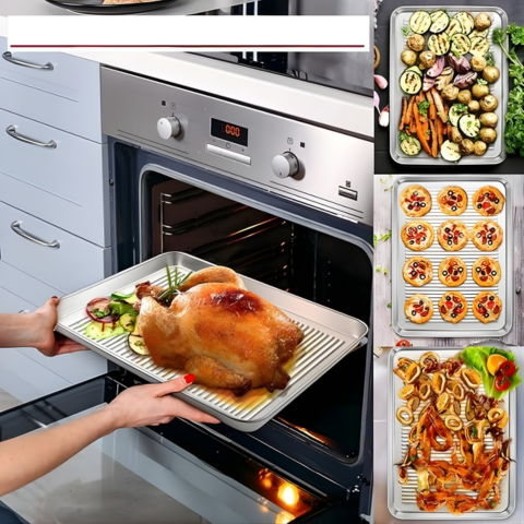 Contenitore ermetico per alimenti in acciaio inox 304 – formato grande (22×15×6 cm)