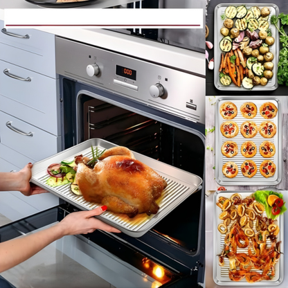 Contenitore ermetico per alimenti in acciaio inox 304 – formato grande (22×15×6 cm)