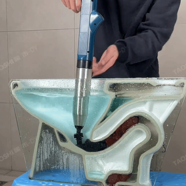 POTENTE COMPRESSORE D'ARIA PER STURARE I WC, SENZA BISOGNO DI CHIAMARE L'IDRAULICO