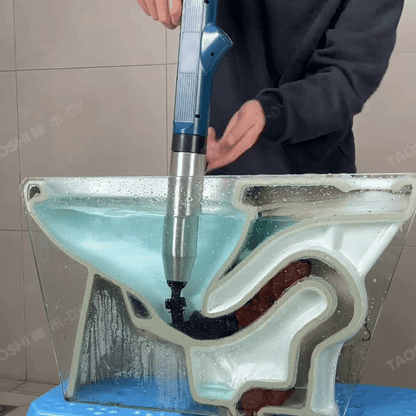 POTENTE COMPRESSORE D'ARIA PER STURARE I WC, SENZA BISOGNO DI CHIAMARE L'IDRAULICO