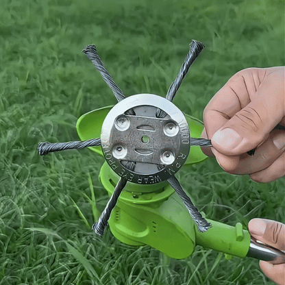 [🎁 70% DI SCONTO SOLO OGGI] La testa del tagliaerba ha 6 rami intrecciati con filo d'acciaio resistente