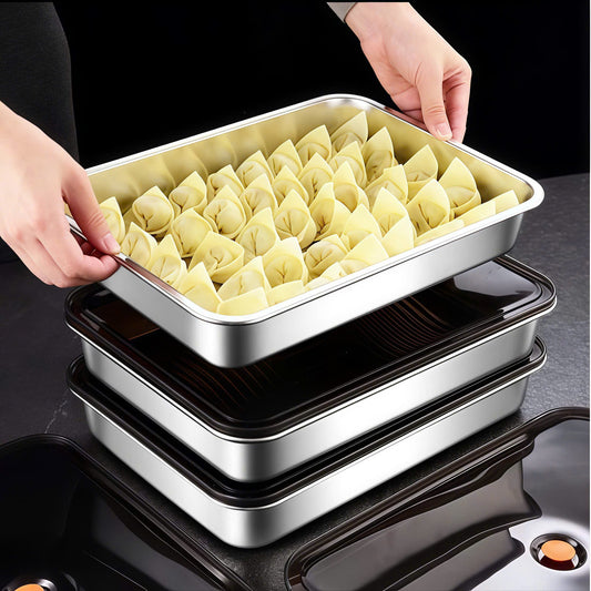 ✨Contenitore ermetico multifunzionale in acciaio inox 316 (22cm*15cm*6cm)